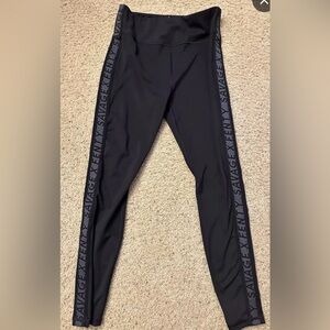 Black NWT Savage x Fenty Main Player Leggings Full 
Size S 4-6